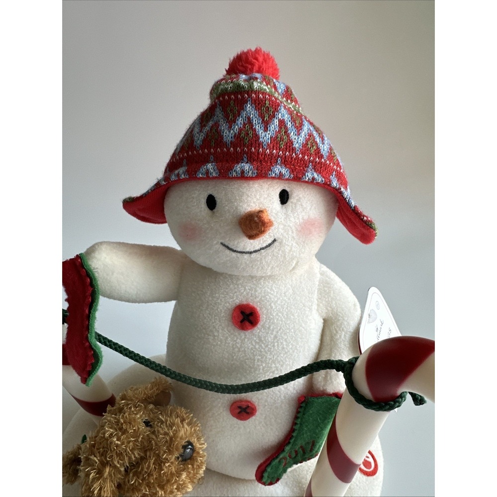 Hallmark Jingle Pals 2017 Stockings Hung with Care Music Motion Snowman WORKS - Picture 2 of 12